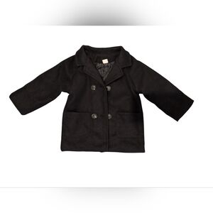 Classic Black Kids Coat